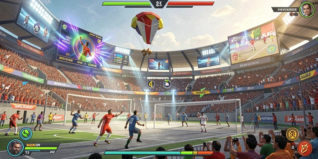 Pemandangan dunia yang menakjubkan dan penuh petualangan.