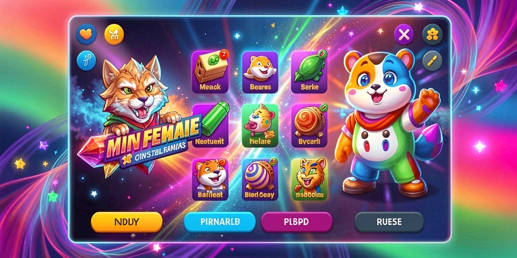 Karakter unik dan beragam di dalam game.