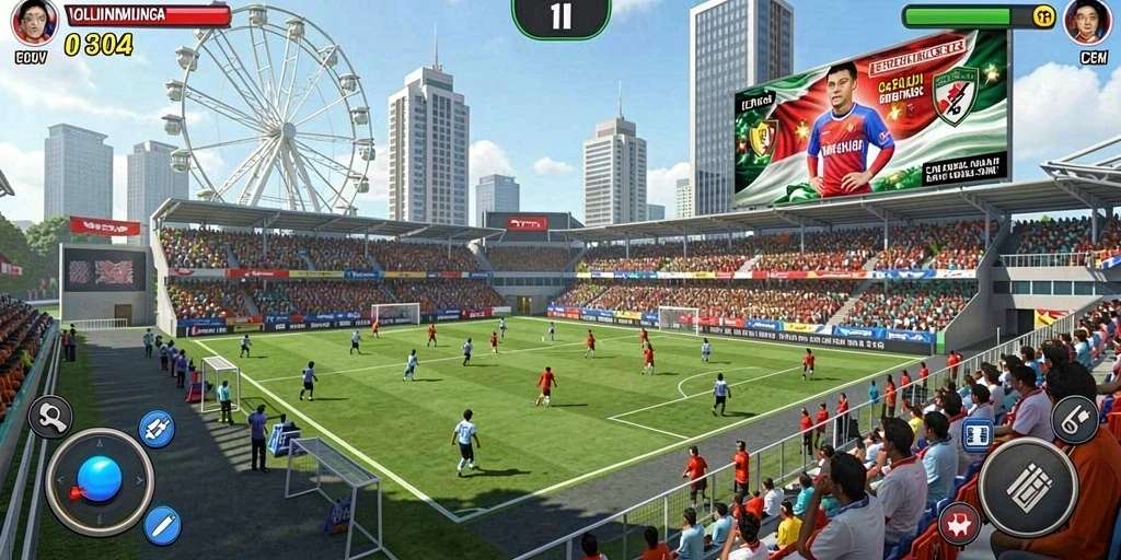 Tangkapan layar memperlihatkan mode multiplayer yang seru.