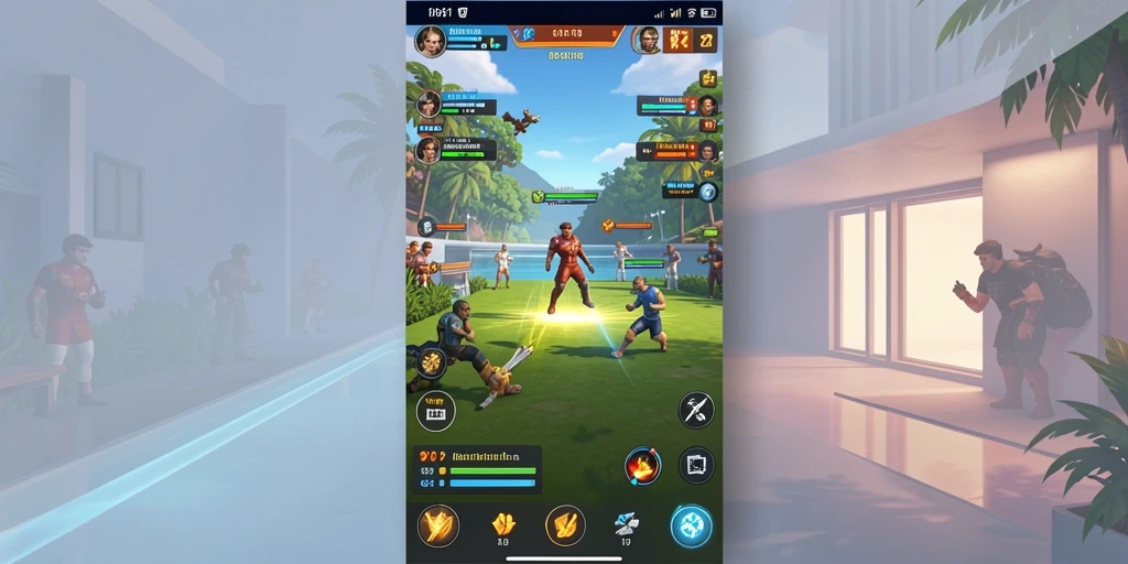 Tangkapan layar menggambarkan dunia game yang luas dan berwarna.