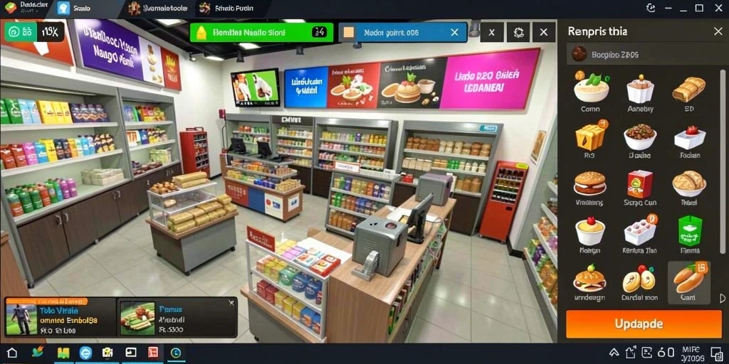 Tangkapan layar fitur interaksi sosial dengan teman dalam game.