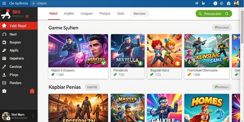 Pengguna dapat bersaing dalam turnamen online.