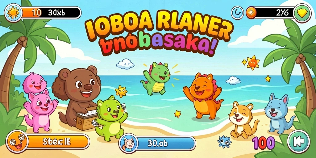 Tantangan seru di setiap level permainan.